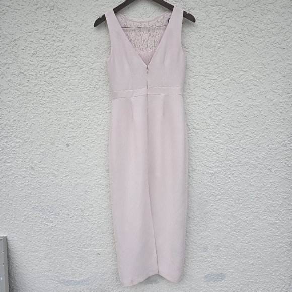 Karl Lagerfeld Lace Plunge Dress - Picture 6 of 15